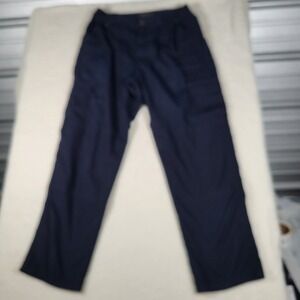 5.11 Tactical Cargo Pants Mens 36x32 Navy Blue Ripstop 74273 Workwear Utility
